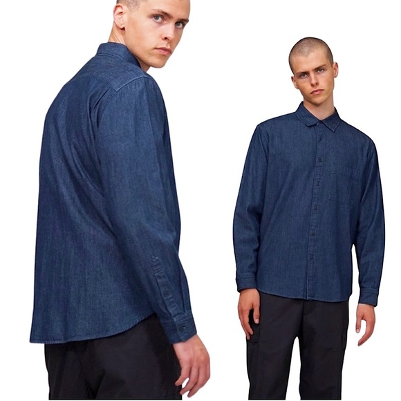 LEVI'S® MADE & CRAFTED® STANDARD SHIRT IN RANIER WASH - Picture 1 of 10